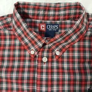 Chaps Plaid Collared Shirt